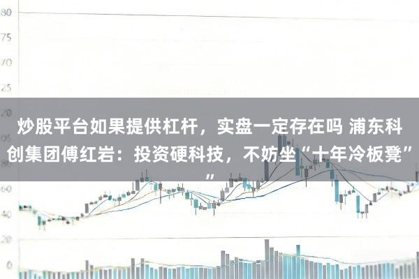 炒股平台如果提供杠杆，实盘一定存在吗 浦东科创集团傅红岩：投资硬科技，不妨坐“十年冷板凳”